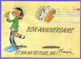 Carte Postale Bande Dessinée Franquin  Gaston Lagaffe  N°40  Très Beau Plan - Comicfiguren