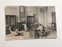 Carte Postale Ancienne (1913)  Péruwelz École Moyenne De L’État Pour Demoiselles - Péruwelz