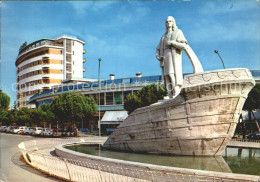 72221484 Abano Terme Monumento A Cristoforo Colombo Ed Hotel Ambassador Denkmal  - Otros & Sin Clasificación