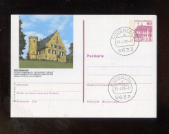 "BUNDESREPUBLIK DEUTSCHLAND" 1984, Bildpostkarte Mit Bildgleichem Stempel Ex "ROEDENTAL" (B2052) - Cartes Postales Illustrées - Oblitérées