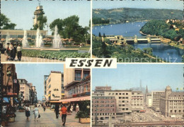 72220773 Essen Ruhr Fussgaengerzone Teilansicht Bruecke Brunnen Essen - Essen