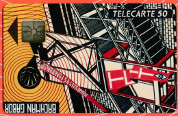 Télécartes France - Privées N° Phonecote D301 - Interférants - Oeuvre De Gabor Bachman Dans Son Encart - Telefoonkaarten Voor Particulieren