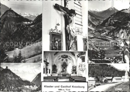 72220656 Kronburg Tirol Kloster Und Gasthof Kronburg Kruzifix Kirche Inneres Inn - Otros & Sin Clasificación