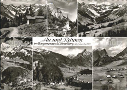 72220629 Au Vorarlberg Und Rehmen Kapellchen Kirche Panorama Totalansichten Au V - Otros & Sin Clasificación