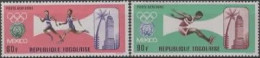 RÉP. TOGOLAISE :1967: Y.PA86-87 : ## Olympics MEXICO 1968 ##.  @§@ Course à Pied - Saut En Longueur @§@ . - Verano 1968: México