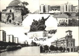 72220550 Skopje Skoplje Ruine Denkmal Hochhaeuser Hotel Ueskueb Uskub - Macedonia Del Nord