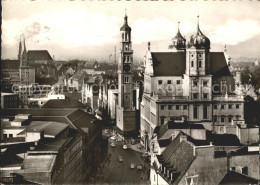 72220533 Augsburg Maximilianstr Mit Rathaus Und Perlach Augsburg - Augsburg