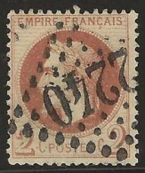 France  .  Y&T   .   26  (2 Scans)   .    O  .     Oblitéré - 1863-1870 Napoléon III Lauré