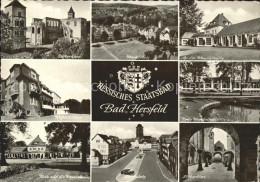 72220524 Bad Hersfeld Stiftsruine Marktplatz Wandelhalle Wigbertshoehe Linggplat - Bad Hersfeld