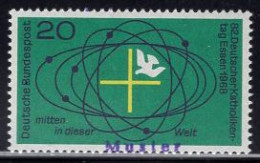 GERMANY(1968) Meeting Of German Catholics. MUSTER (specimen) Overprint. Scott No 989. - Autres & Non Classés