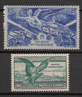 NOUVELLE CALEDONIE - 1944-46 - Poste Aérienne PA N°YT. 53 Et 54 - 2 Valeurs - Neuf Luxe ** / MNH / Postfrisch - Ungebraucht