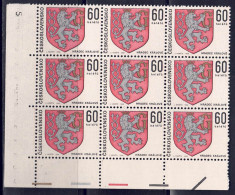 CSSR 1968 - Stadtwappen, Nr. 1823 Im 9er-Block, Postfrisch ** / MNH - Unused Stamps