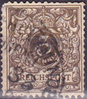 1889 - 1900 - ALEMANIA - IMPERIO - YVERT 45 - Gebruikt
