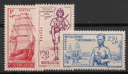 NOUVELLE-CALEDONIE - 1941 - N°YT. 190 à 192 - Défense De L'Empire - Neuf* / MH VF - Unused Stamps