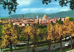 FIRENZE, ARCHITECTURE, TOWER, CAR, PANORAMA, ITALY, POSTCARD - Firenze (Florence)