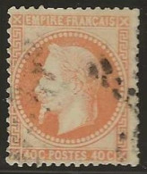 France  .  Y&T   .   31   .    O  .     Oblitéré - 1863-1870 Napoleon III With Laurels