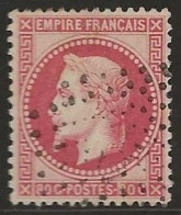 France  .  Y&T   .   32   .    O  .     Oblitéré - 1863-1870 Napoléon III Lauré