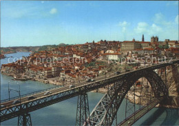 72219578 Porto Portugal Vista Parcial E Ponte Dom Luiz Porto - Otros & Sin Clasificación