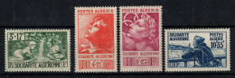 Algerie - YV 249 à 252 N** MNH Luxe Complète Solidarite Cote 20 Euros - Unused Stamps