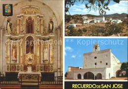 72219377 Ibiza Islas Baleares Iglesia De San Jose Retablo Y Exteriores Ibiza - Otros & Sin Clasificación