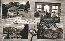 72219238 Ruhpolding Alpengasthof Cafe Brandler Alm Gaststube Panorama Ruhpolding - Ruhpolding