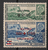OCEANIE - 1944 - N°YT. 169 à 170 - Oeuvres Coloniales - Neuf Luxe ** / MNH / Postfrisch - Ongebruikt