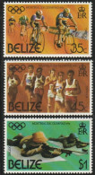 THEMATIC OLYMPIC GAMES: MONTREAL '76-  CYCLING, RUNNING, SHOOTING    -   BELIZE - Zomer 1976: Montreal