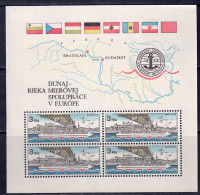 CSSR 1982 - Donaukommission, Block 51, Postfrisch ** / MNH - Blocks & Sheetlets