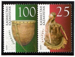 Kazakhstan 2008 . Musical Instruments. Pair Of 2v: 25,100.    Michel # 628-29 - Kazajstán