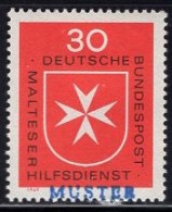 GERMANY(1969) Maltese Cross. MUSTER (specimen) Overprint. Scott No 1006. - Otros & Sin Clasificación