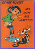 Carte Postale Bande Dessinée Franquin  Gaston Lagaffe  N°70  Très Beau Plan - Comics