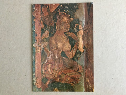 India Indie Indien - Ajanta Female Figure Mural Painting Fresco - India