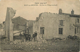 54 - Mont Sur Meurthe - Guerre 1914-1918 - Un Coin Du Village Bombardé - Animée - Correspondance - Voyagée En 1915 - CPA - Autres & Non Classés