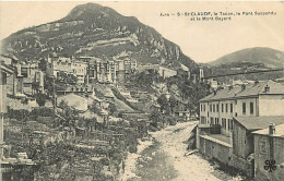 39 - Saint Claude - Le Tacon - Le Pont Suspendu - Le Mont Bayard - CPA - Voir Scans Recto-Verso - Saint Claude