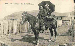 66 - Pyrénées Orientales - Une Amazone Des Hauts Plateaux - Animée - Chevaux - Folklore - CPA - Voir Scans Recto-Verso - Sonstige & Ohne Zuordnung