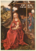 Art - Peinture Religieuse - Martin Schongauer - Vierge Et Enfant - CPM - Voir Scans Recto-Verso - Tableaux, Vitraux Et Statues