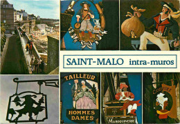 Enseignes - Saint Malo - Intra Muros - Multivues - CPM - Voir Scans Recto-Verso - Autres & Non Classés