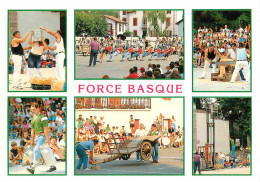 Folklore - Pays Basque - Force Basque - Multivues - CPM - Carte Neuve - Voir Scans Recto-Verso - Trachten