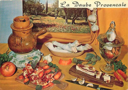 Recettes De Cuisine - Daube Provençale - Gastronomie - CPM - Voir Scans Recto-Verso - Ricette Di Cucina