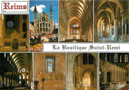 51 - Reims - Basilique Saint Rémi - Multivues - CPM - Carte Neuve - Voir Scans Recto-Verso - Reims