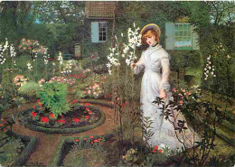 Art - Peinture - John Atkinson - The Rector's Garden - Queen Of The Lilies - CPM - Voir Scans Recto-Verso - Paintings