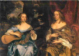 Art - Peinture - Sir Peter Lely - Two Ladies Of The Lake Family - Guitare - Instruments De Musique - CPM - Voir Scans Re - Paintings