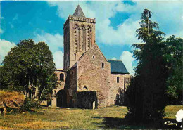 50 - La Lucerne D'Outremer - L'Abbaye - Le Clocher Vu Su Sud - Etat Coups Visible - CPM - Voir Scans Recto-Verso - Sonstige & Ohne Zuordnung