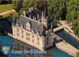 37 - Azay Le Rideau - Le Château - Vue Aérienne - Carte Neuve - CPM - Voir Scans Recto-Verso - Azay-le-Rideau