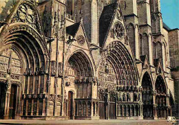 18 - Bourges - La Cathédrale Saint Etienne - Les Cinq Portails - Carte Neuve - CPM - Voir Scans Recto-Verso - Bourges