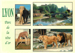 Animaux - Lyon - Parc De La Tête D'Or - Multivues - Zoo - CPM - Carte Neuve - Voir Scans Recto-Verso - Sonstige & Ohne Zuordnung