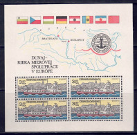 CSSR 1982 - Donaukommission, Block 52, Postfrisch ** / MNH - Blocks & Sheetlets