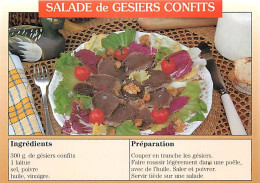 Recettes De Cuisine - Gastronomie - CPM - Voir Scans Recto-Verso - Recepten (kook)