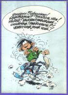 Carte Postale Bande Dessinée Franquin  Gaston Lagaffe  N°10  Très Beau Plan - Comicfiguren