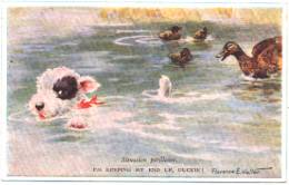 Illustrateur : VALTER - Fl. E. : Situation Périlleuse : Pm Keeping My End Up, Duckie !: Humour : Canards Chien - Valter, Fl. E.